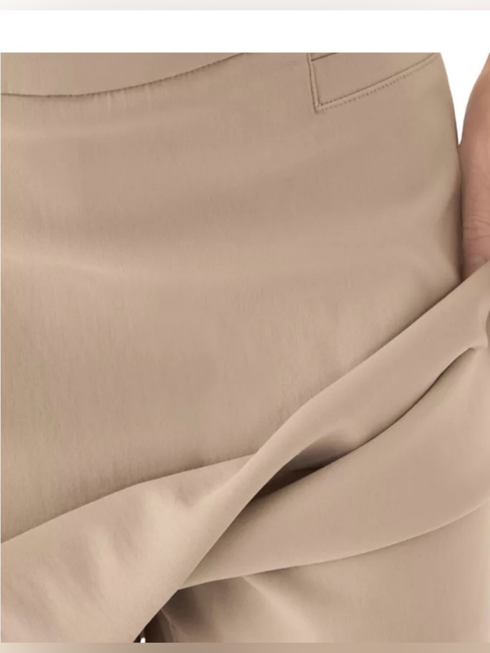KIM ROGERS MILLENNIUM SKORT WOMENS MINI SKIRT TUMMY CONTROL CREAM COLOR SIZE 18* - Picture 5 of 13